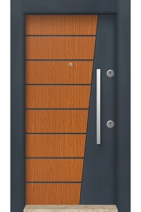 DORTURK ÇELİK KAPI SİSTEMLERİ Dış Iklim Kapısı, Yağmura Güneşe Dayanıklı Çelik Kapı Sol 6